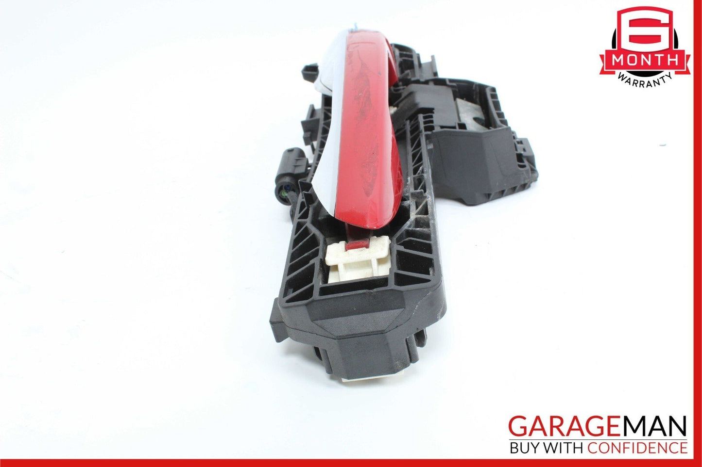 12-14 Mercedes W204 C250 C300 Rear Left Side Exterior Door Handle Red OEM