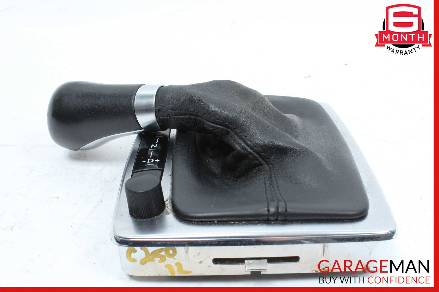 12-14 Mercedes W204 C250 Gear Shift Selector Indicator Knob Boot Assembly OEM