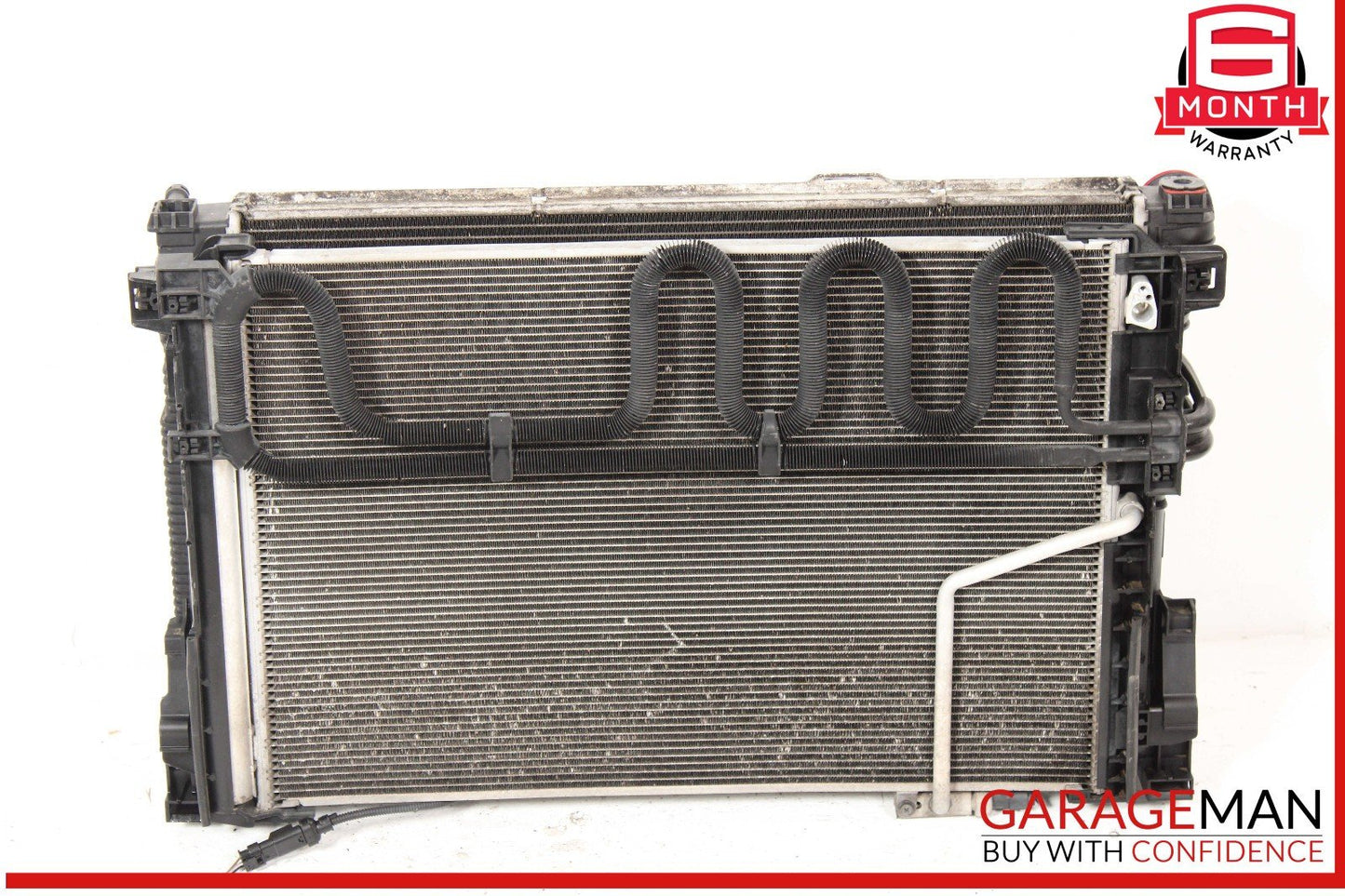 08-17 Mercedes E350 C350 E400 Engine Cooling Radiator AC A/C Air Condenser Assy