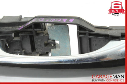 03-09 Mercedes W211 E500 Front Right Side Exterior Door Handle Melanite Black