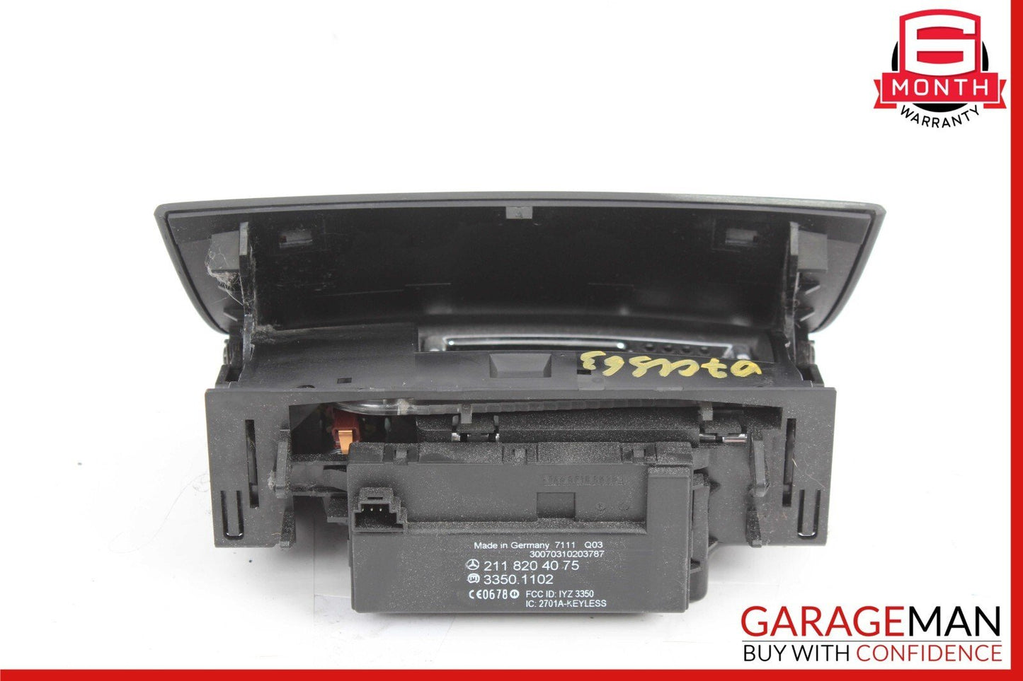 03-11 Mercedes W219 CLS63 AMG E350 Center Ashtray Ash Tray Storage Wood OEM