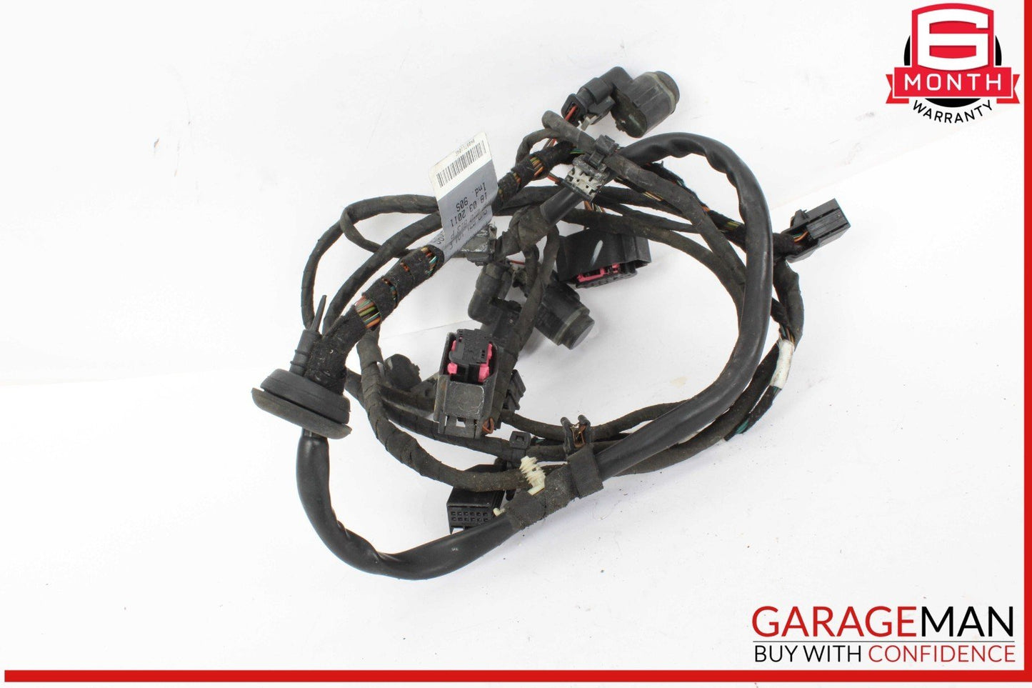 09-12 Audi S4 Rear Bumper Wire Wiring Harness w/ PDC Parking Assist Sensors OEM