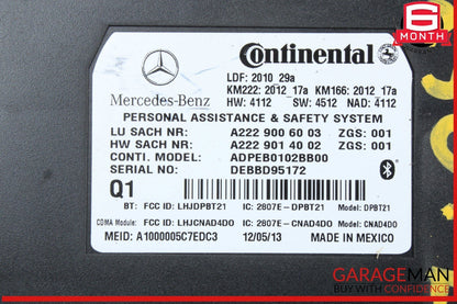 12-15 Mercedes W204 C250 E350 Communication Control Module 2229006003 OEM