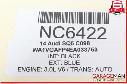 14-16 Audi SQ5 Dash Dashboard Headlight Head Light Lamp Control Switch OEM