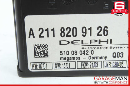 Mercedes W220 S55 CL500 C230 CLK500 Anti Theft Alarm Module 2118209626 OEM
