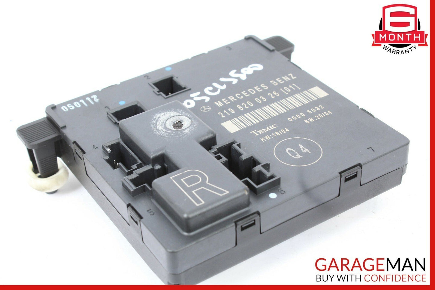 06-11 Mercedes W219 CLS500 CLS55 AMG Rear Right Door Control Module 2198200326
