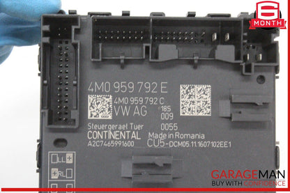 17-24 Audi Q7 Front Right Passenger Side Door Control Module Unit 4M0959792E OEM