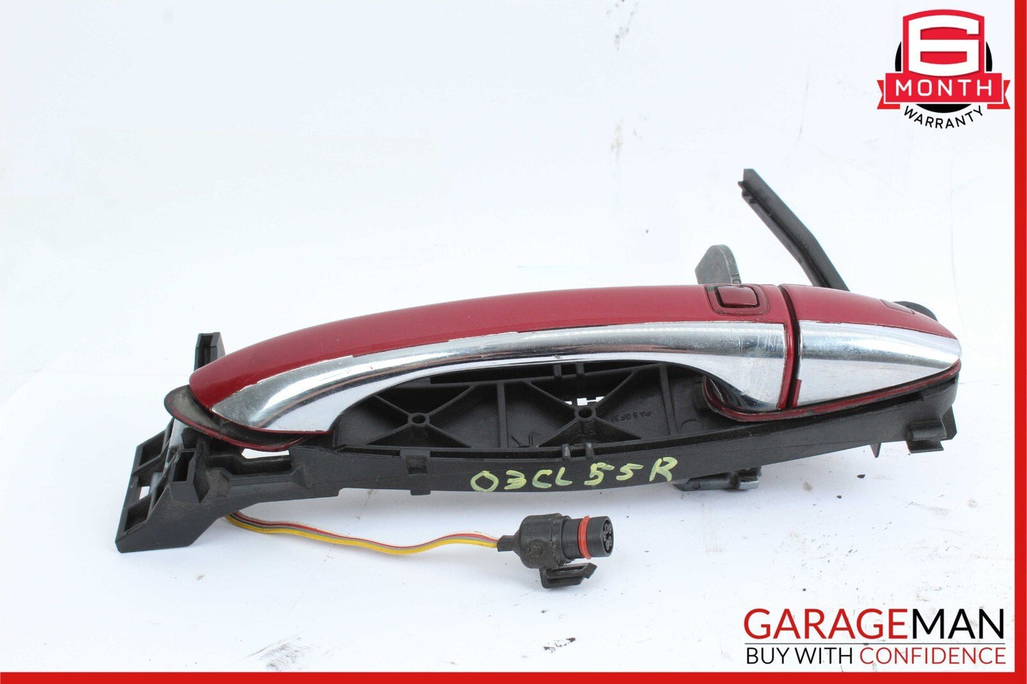 00-06 Mercedes W215 CL55 AMG Front Right Keyless Go Exterior Door Handle Red OEM