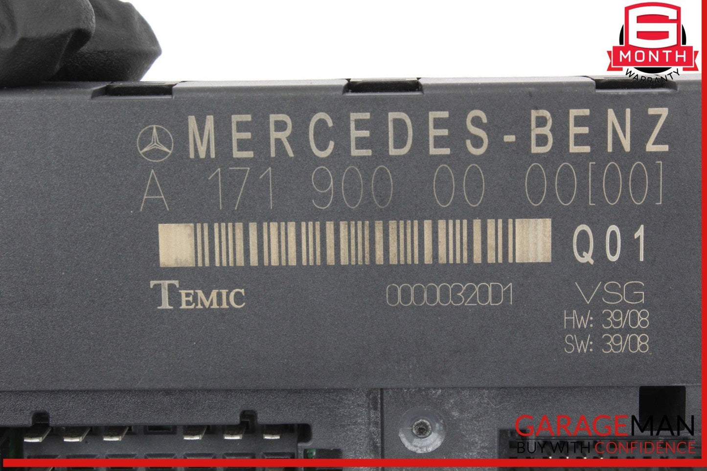 09-11 Mercedes R171 SLK300 Roof Convertible Top Control Module OEM