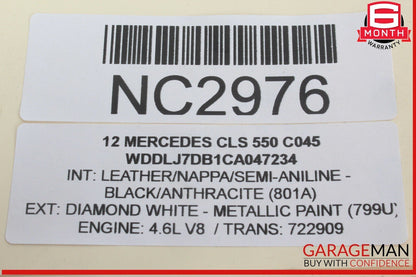 12-18 Mercedes W218 CLS550 CLS400 Rear Left Side Door Lock Latch Actuator OEM