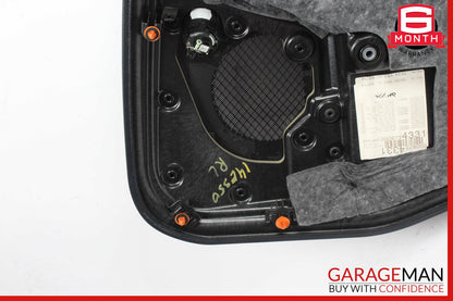 14-16 Mercedes W212 E350 E550 Rear Left Interior Door Panel Leather Black OEM