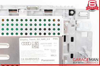 19-24 Audi Q3 Front Center Dash Info GPS Navigation Display Screen Monitor OEM