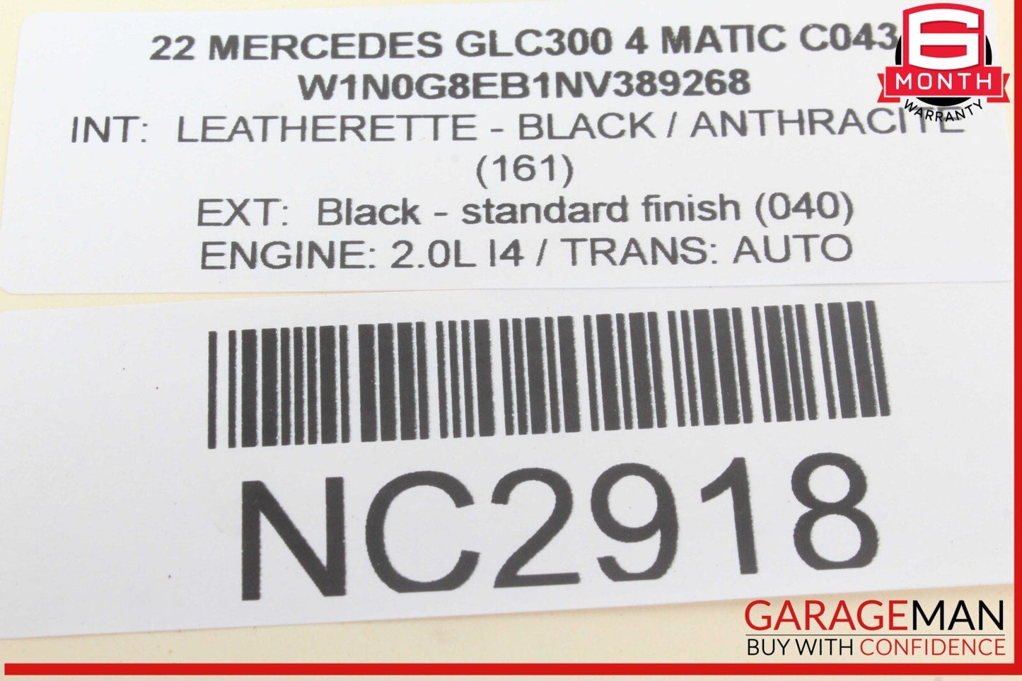 16-22 Mercedes X253 GLC300 4MATIC Ignition Engine Start Stop Switch Button OEM