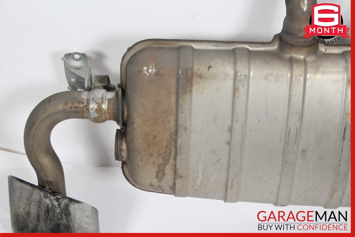 11-14 Porsche Cayenne 958 Hybrid S Dual Exhaust Muffler Mufflers Assembly OEM