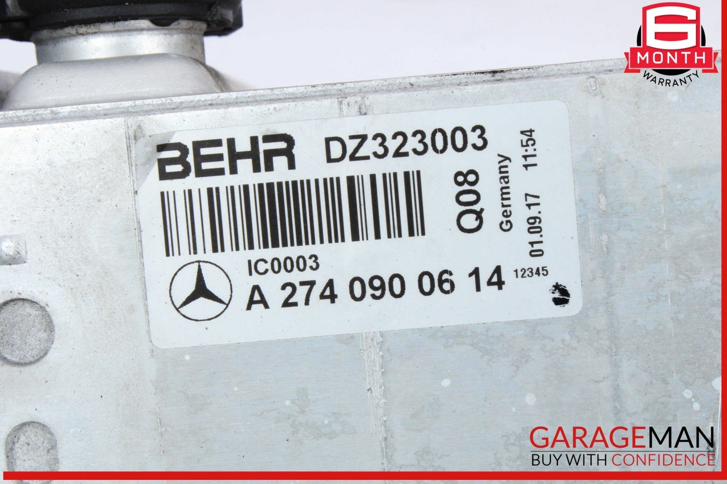 15-20 Mercedes R172 SLC300 C300 2.0L Engine Mounted Intercooler 2740900614 OEM