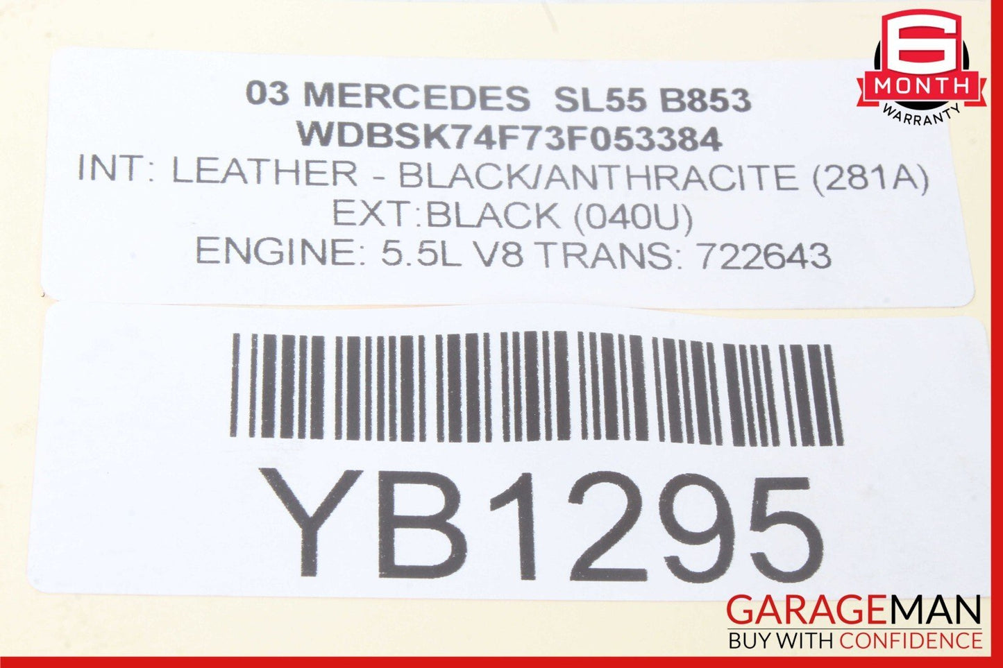 03-11 Mercedes R230 SL55 E63 AMG Rear Left or Right Suspension Upper Control Arm