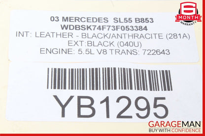 03-11 Mercedes R230 SL55 E63 AMG Rear Left or Right Suspension Upper Control Arm