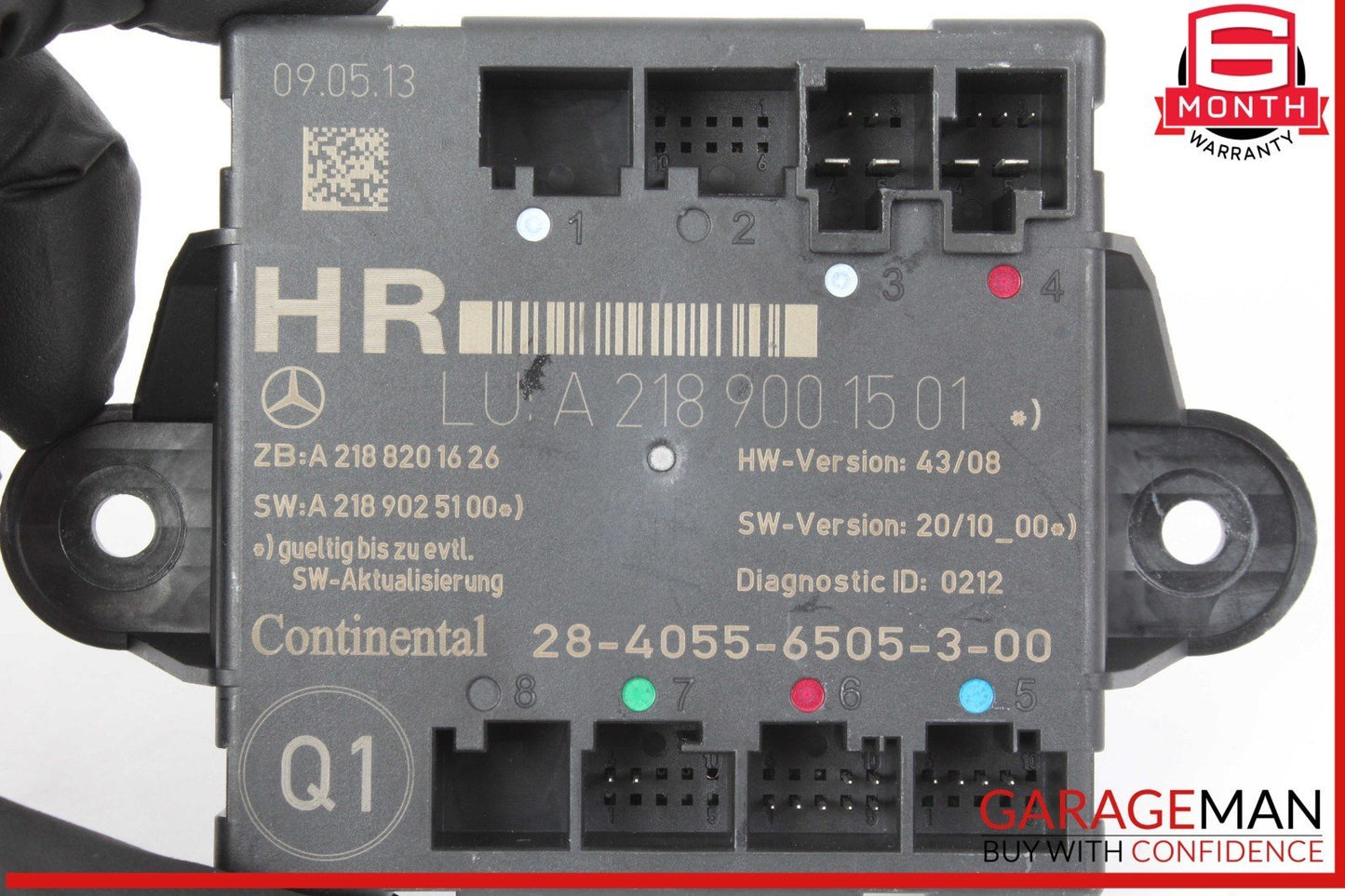 08-18 Mercedes W218 CLS550 C300 Rear Right Side Door Control Module Unit OEM
