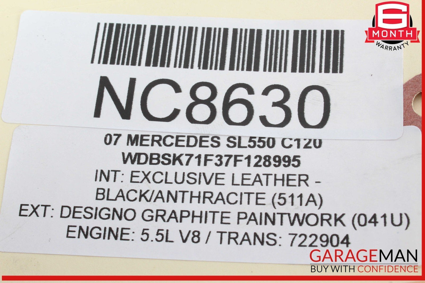 03-08 Mercedes R230 SL550 SL600 Shifter Gear Select Indicator 2302670888 OEM