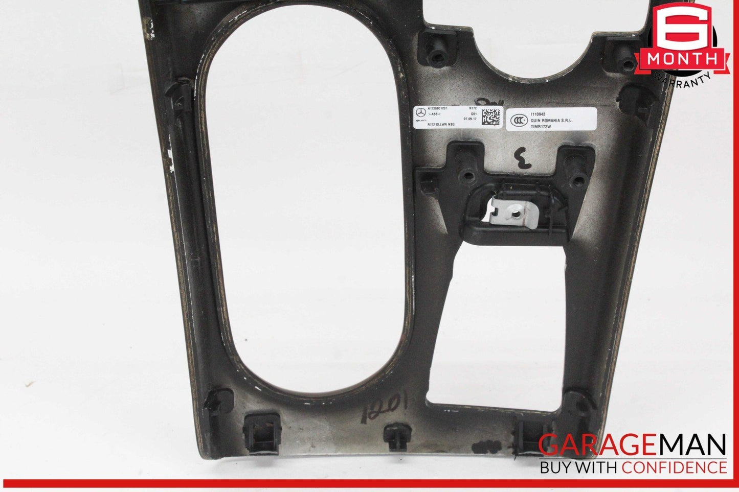 17-20 Mercedes R172 SLC300 SLC43 Center Console Trim Bezel 1726800872 OEM