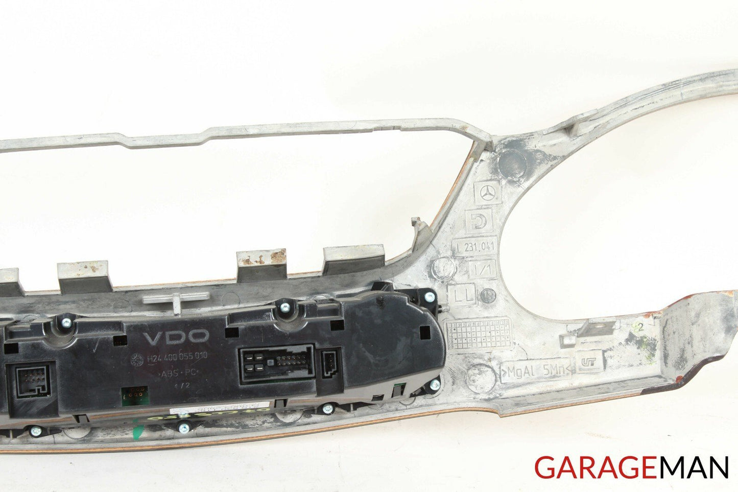 06-11 Mercedes W219 CLS550 Center Dash Climate Control Trim Bezel Panel Assembly