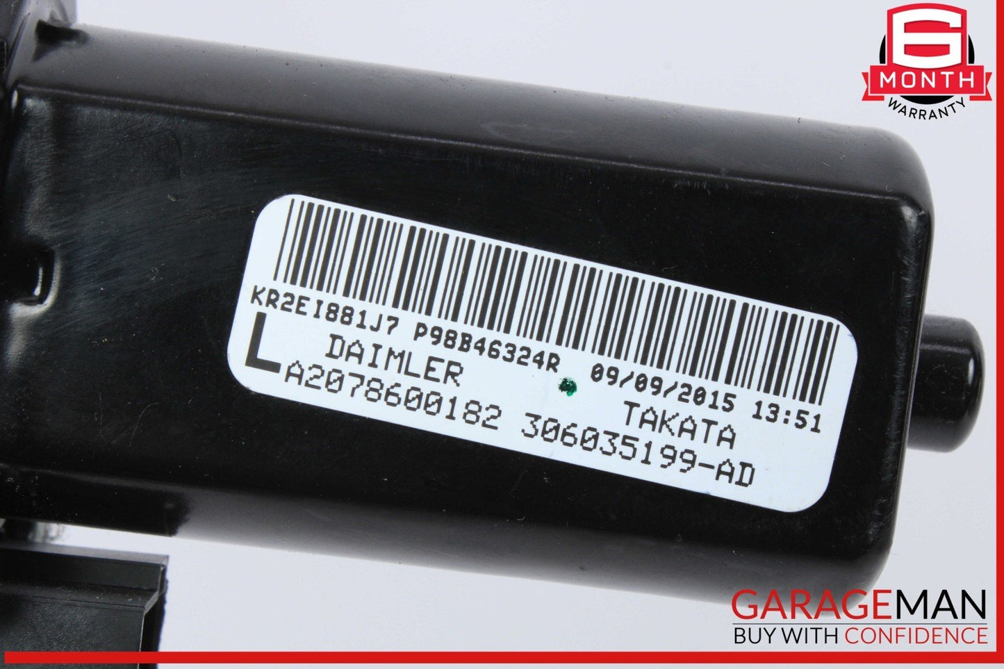 10-17 Mercedes W207 E400 E550 Left Driver Side Seat Belt Feeder Motor OEM