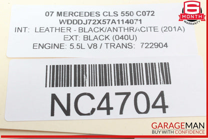 03-11 Mercedes W219 CLS550 E350 Center Ashtray Ash Tray Storage Wood OEM