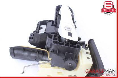 10-13 Mercedes W212 E350 Front Left Side Exterior Door Handle Assembly White OEM