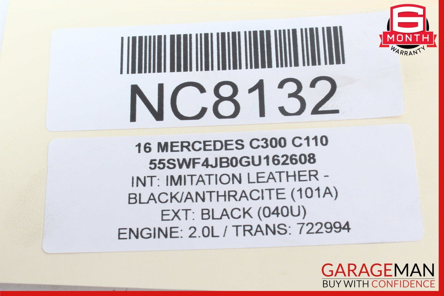 15-20 Mercedes W205 C300 Rear Right / Left Suspension Upper Control Arm OEM