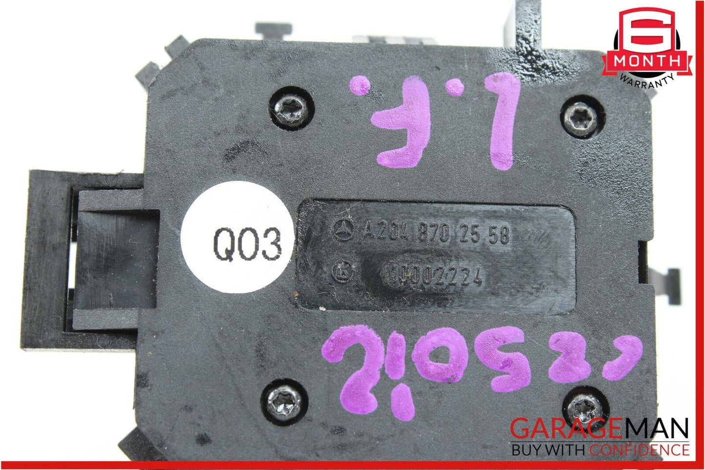 08-15 Mercedes R350 GLK350 C250 Front Left Side Seat Lumbar Switch Controller