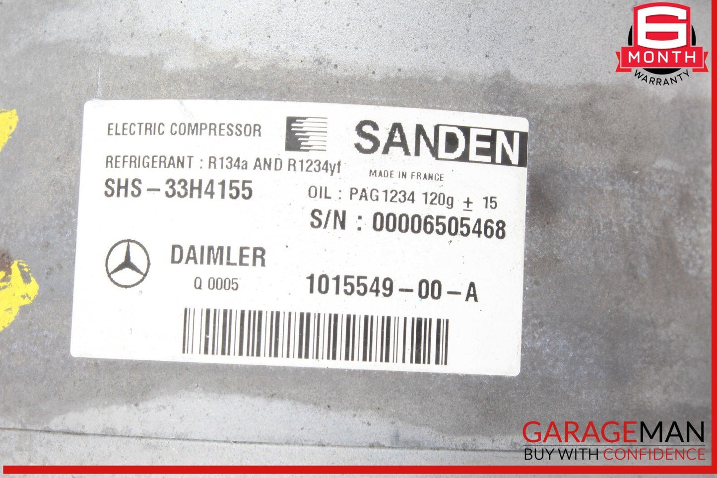 14-17 Mercedes B-Class W242 W246 A/C Air Conditioning Compressor Pump OEM