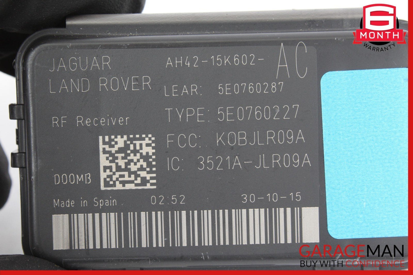16-20 Jaguar XF Keyless Key Less Entry Antenna Control Module Unit AH4215K602AC