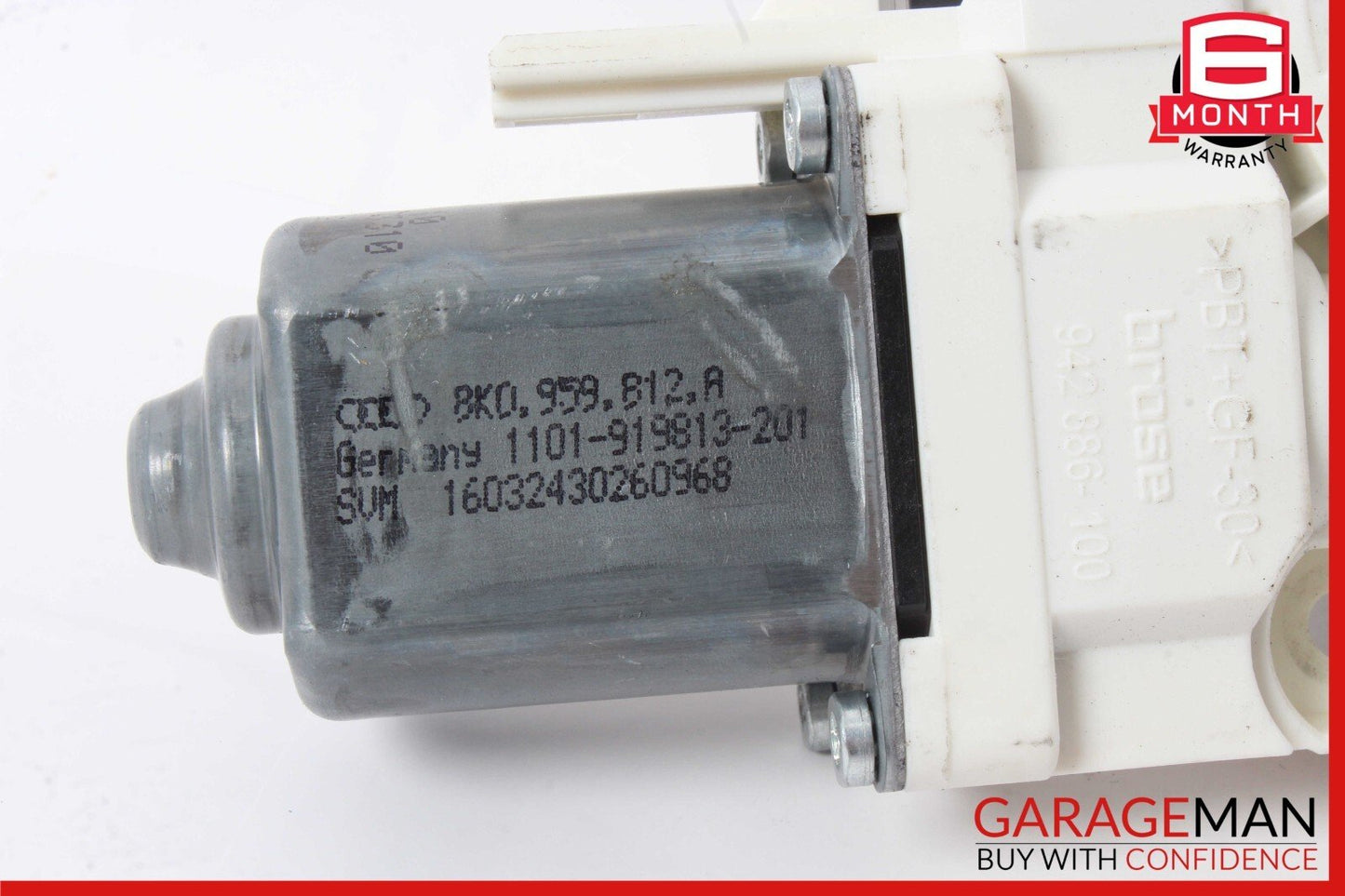 11-18 Porsche Cayenne 958 S Rear Left Side Door Window Regulator Motor Unit OEM