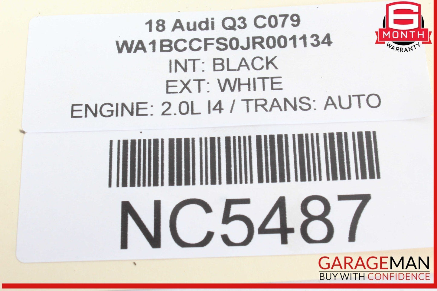 15-18 Audi Q3 Front Right Side Seat Adjustment Switch 8K0959748 OEM