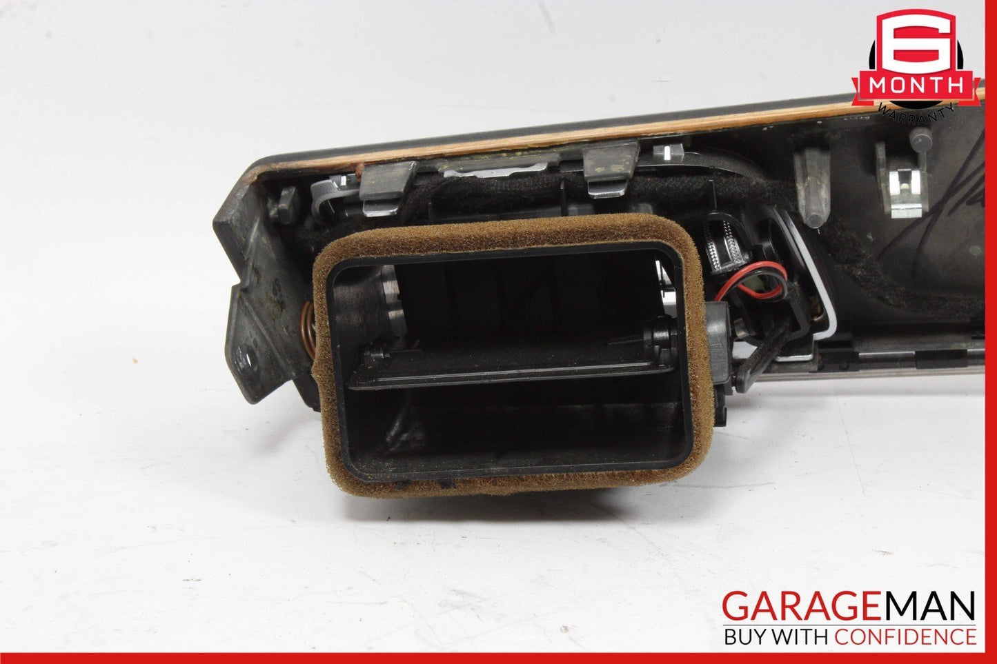12-18 Mercedes W218 CLS500 Front Dash Trim Bezel Air Vent Cover Assy Walnut OEM