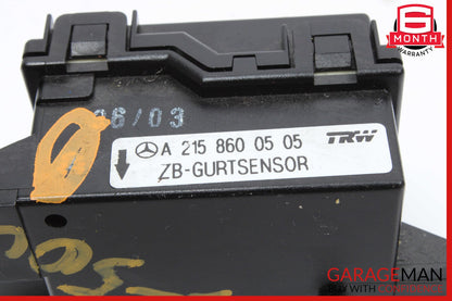 Mercedes R230 SL500 CL55 AMG Seat Belt Seatbelt Tension Sensor 2158600505 OEM