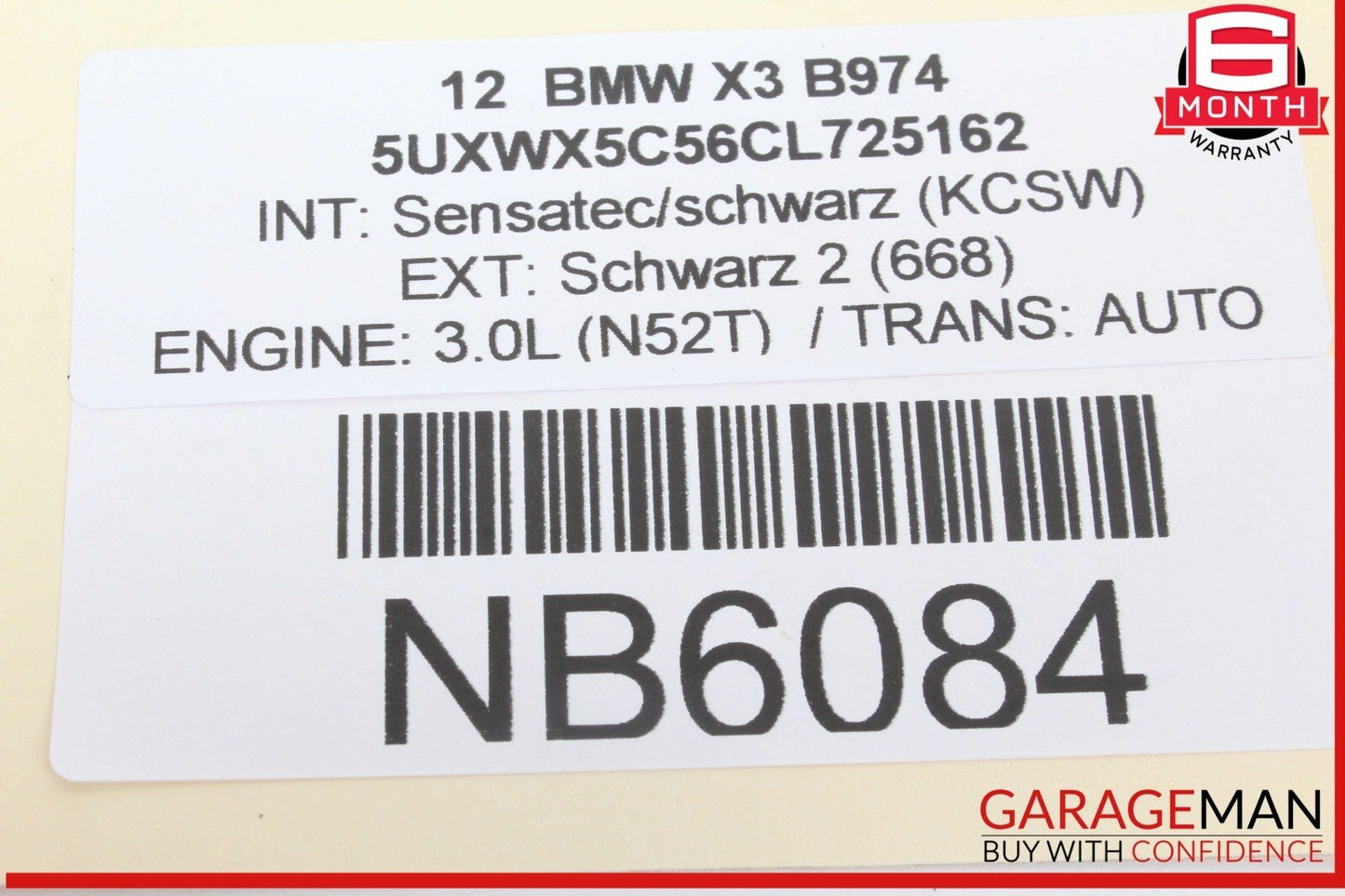 11-17 BMW X3 Rear Left Driver Side Door Lock Latch Actuator 7318413 OEM