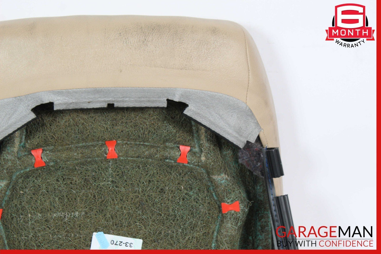 01-04 Mercedes W203 C240 C320 Front Right / Left Top Upper Seat Cushion Brown