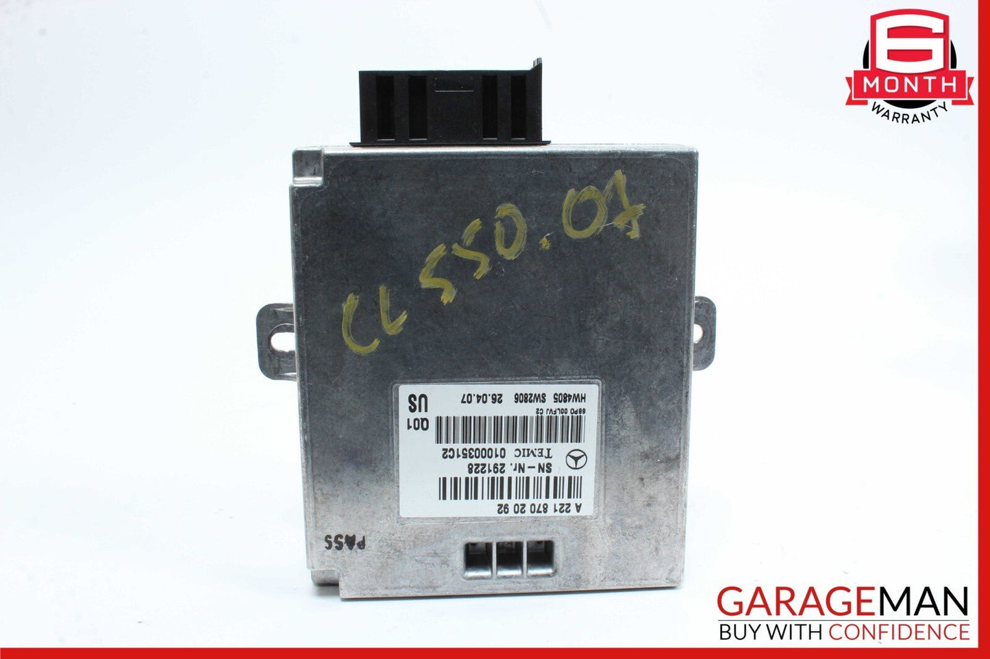 07-14 Mercedes W216 CL550 S63 Voice Language Communication Control Module OEM