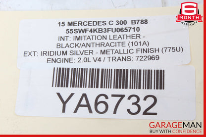 15-20 Mercedes W205 C300 GLC43 AMG Right Side Dash Outer Air A/C Vent Grille
