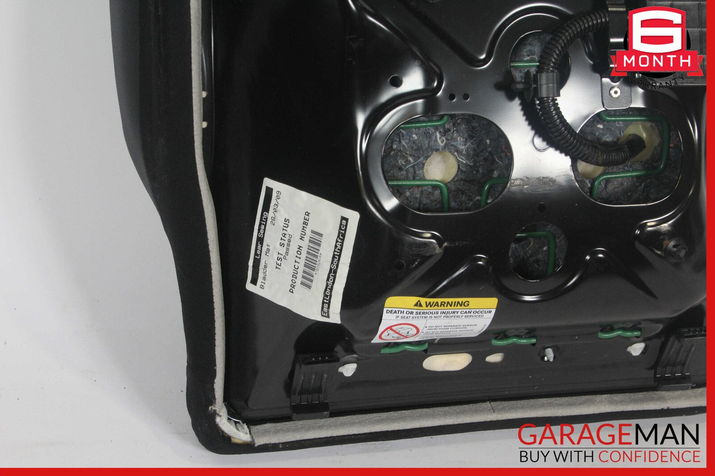 08-14 Mercedes W204 C280 C300 Front Right Lower Bottom Seat Cushion OEM