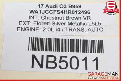 15-18 Audi Q3 Engine Motor Throttle Body Valve 06E133062T OEM