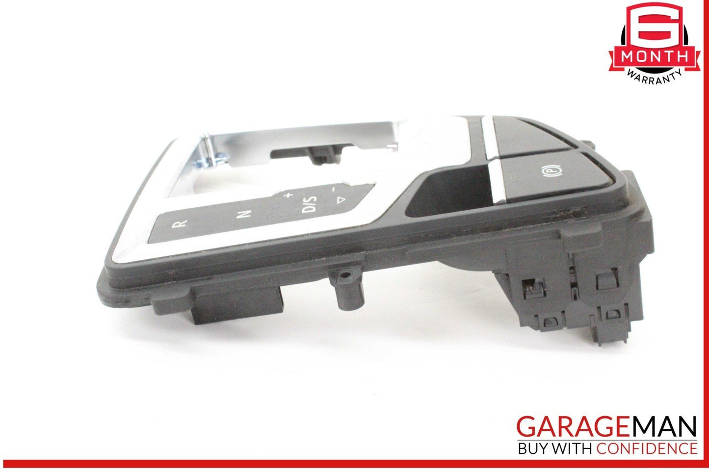 17-19 Audi Q7 Gear Shift Shifter Trim Cover Panel w/ Parking Brake Switch OEM