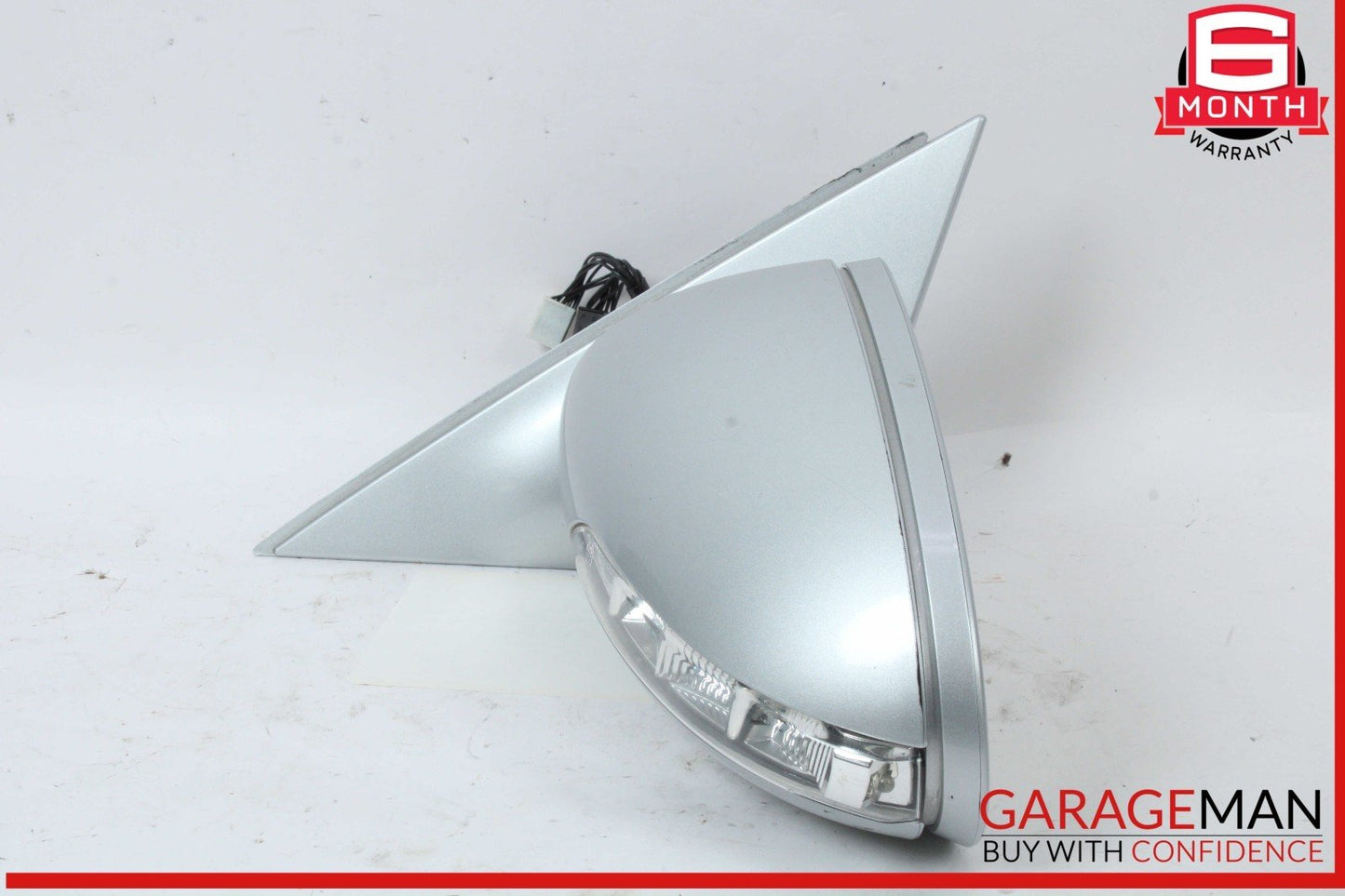 07-09 Mercedes W221 S550 S600 Front Left Side Door Rear View Mirror Silver OEM