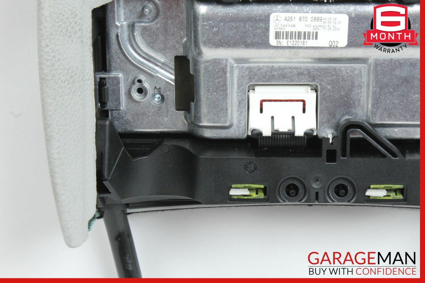 07-12 Mercedes X164 GL450 ML450 Rear Seat Headrest Screen Monitor Display Grey
