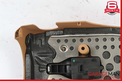 10-16 Porsche Panamera 970 Steering Column Lower Trim Housing Panel Cover Brown