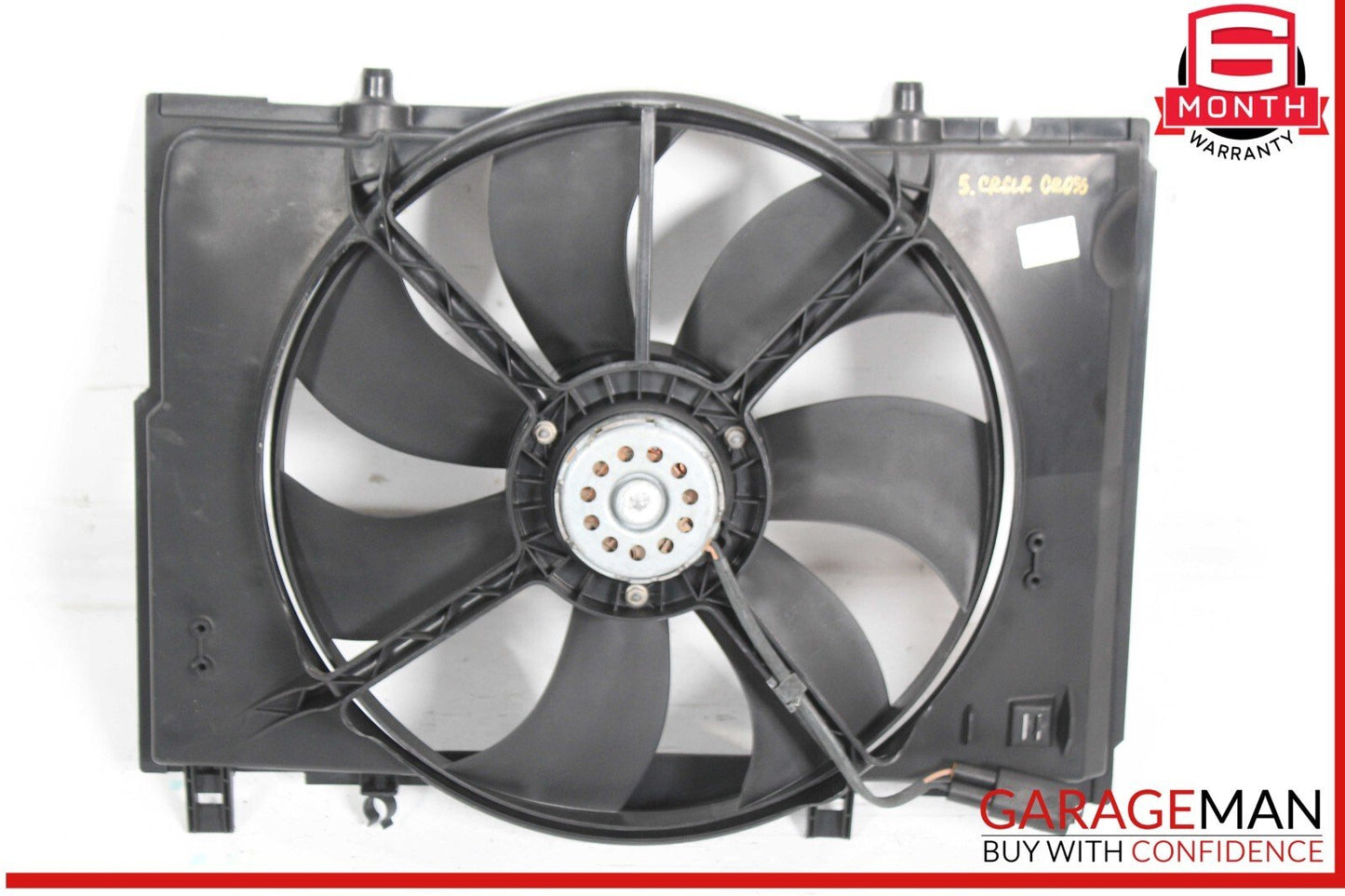 04-08 Chrysler Crossfire Radiator Cooling Fan Motor Shroud OEM