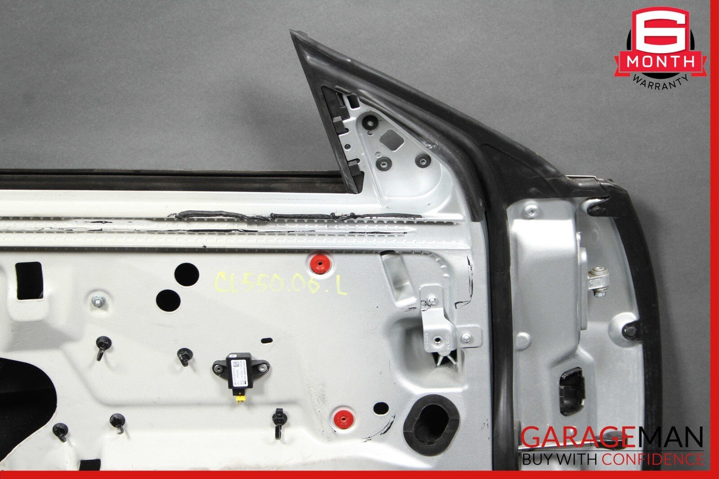 07-14 Mercedes W216 CL550 Front Left Driver Exterior Door Shell Panel Silver OEM
