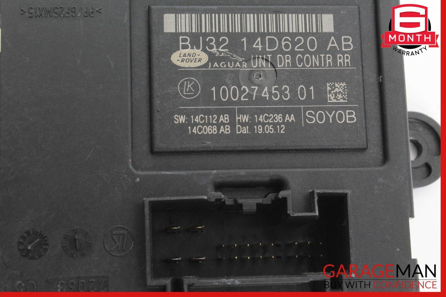 12-13 Range Rover Evoque Rear Left Driver Side Door Control Module Unit OEM