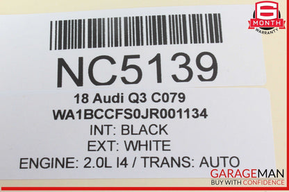 15-18 Audi Q3 Rear Right Passenger Side Window Regulator Motor 8K0959812A OEM